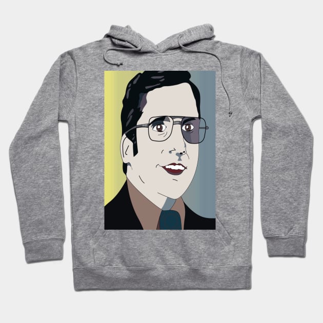 Brick Tamland Hoodie by slice_of_pizzo